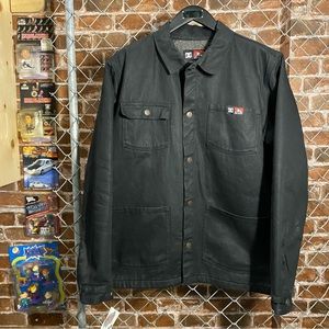 BEN DAVIS X DC Shoes snap front work jacket blanket lined high quality workwear